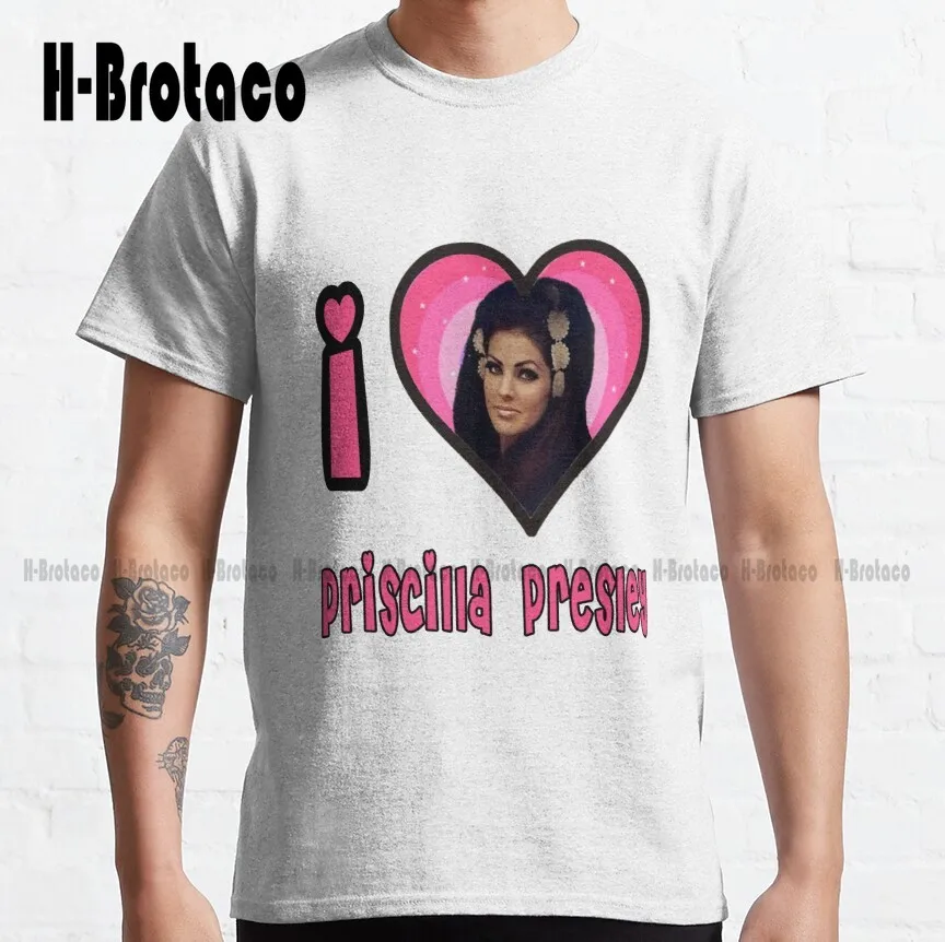 

Классическая футболка Priscilla Presley, рубашка с пиратским принтом на заказ, Футболки унисекс с цифровым принтом Aldult для подростков, создайте ваш ...