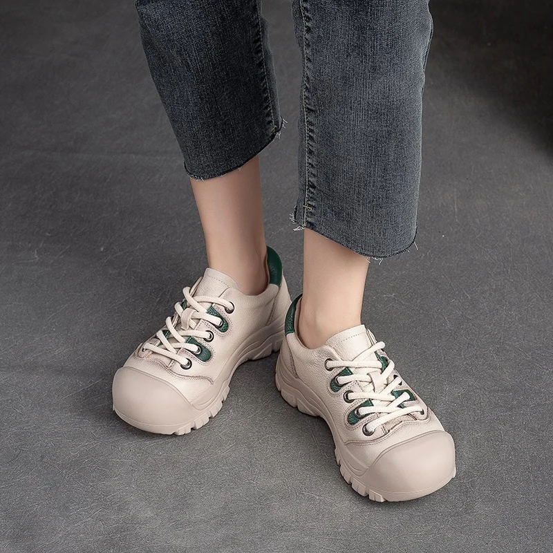 DRKANOL модные женские туфли на плоской платформе разноцветные легкие удобные