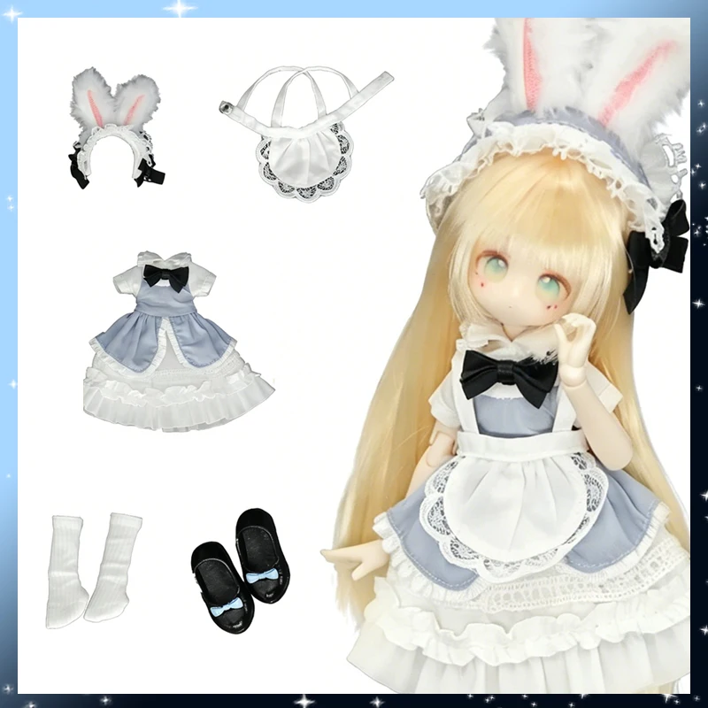Фото Оригинальные коллекционные игрушки Mjd Momotale Rabbit Tea Party Spring Lily Of The Valley Whispers Series в стиле Kawaii, масштаб 1/8, для самостоятельной сборки. №4