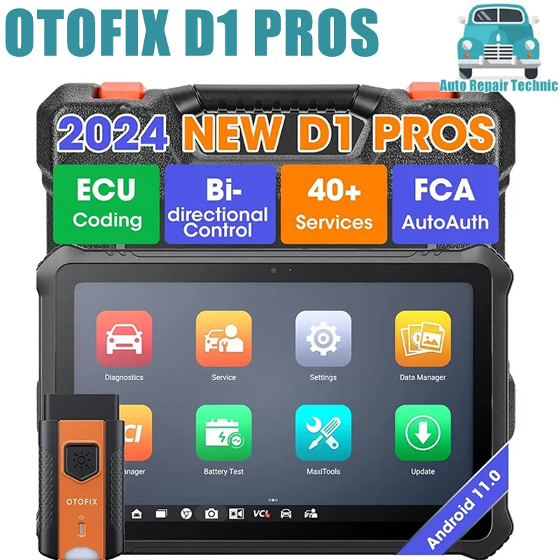 2024 Новый двунаправленный сканирующий инструмент OTOFIX D1 PROS обновленный