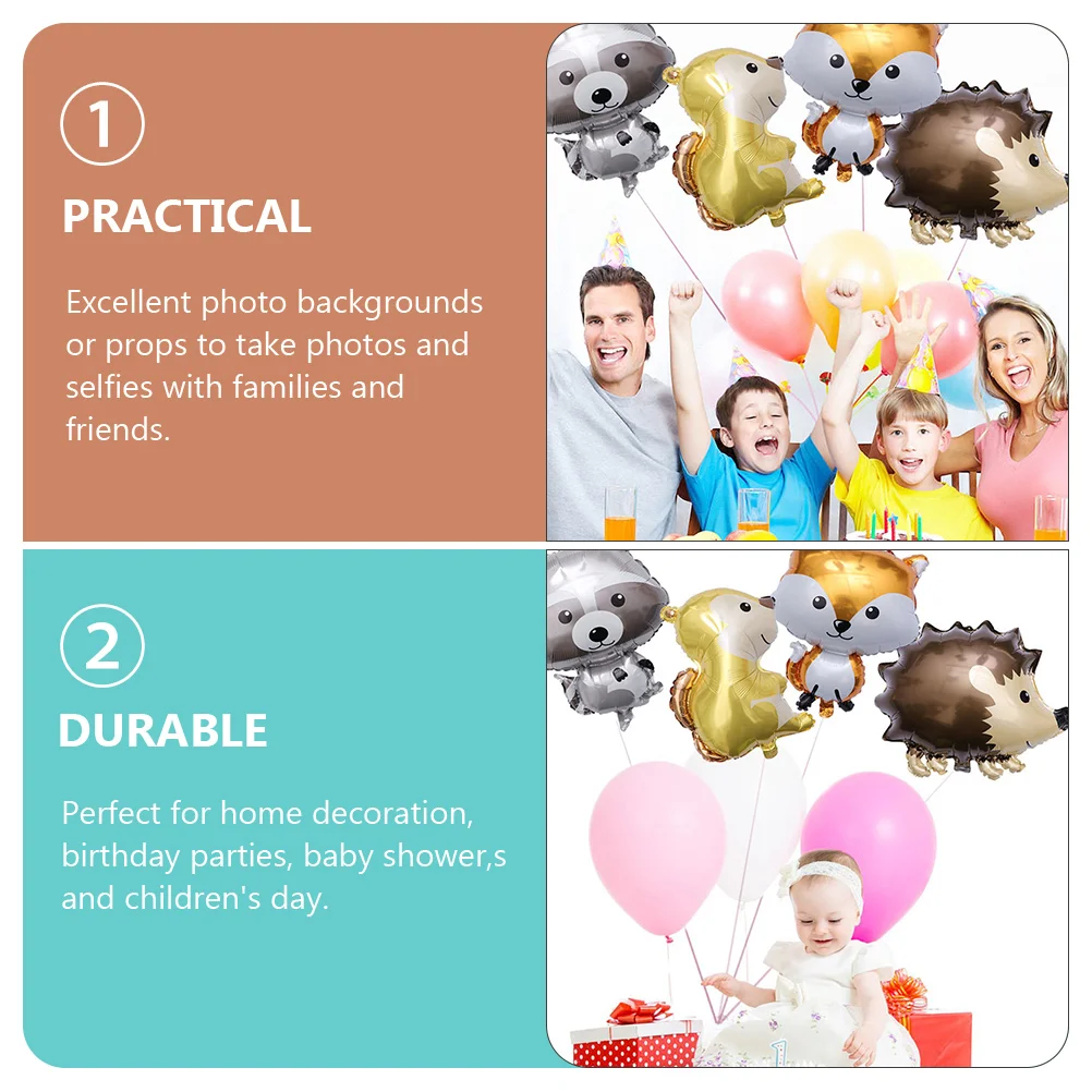 10 шт. воздушный шар с лисой украшение для детского душа мультяшные воздушные шары