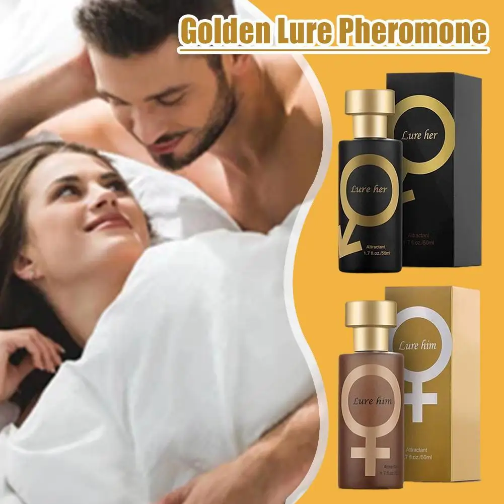 

NEW Golden Lure Pheromone Perfume Fun Perfume For Men And Women Dating Flirting Perfume Atmosphere Fragrance
