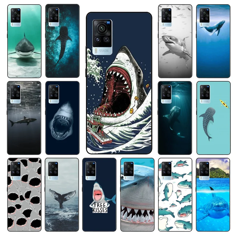 

Whale Shark fish Phone Case for VIVO V21e V20 SE V2023 V15 Pro V21 V17 Neo 1819 1915 1907 1906 X60 X51 X50