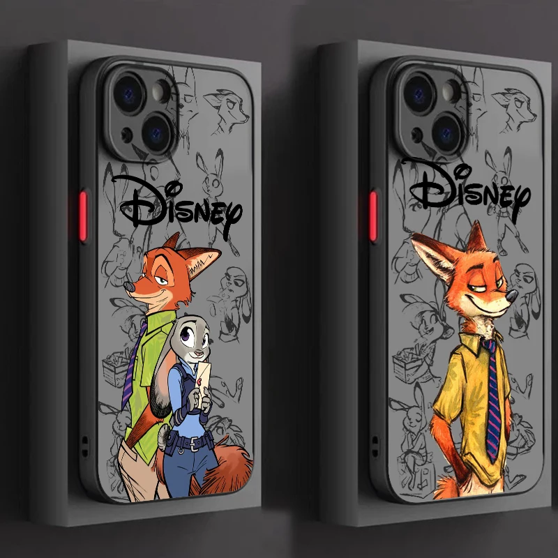 Фото Чехол для телефона Zootopia Judy с героями Диснея для iPhone 15 14 13 12 Mini 11 XS Pro Max X XR 8 7 6 Plus №1