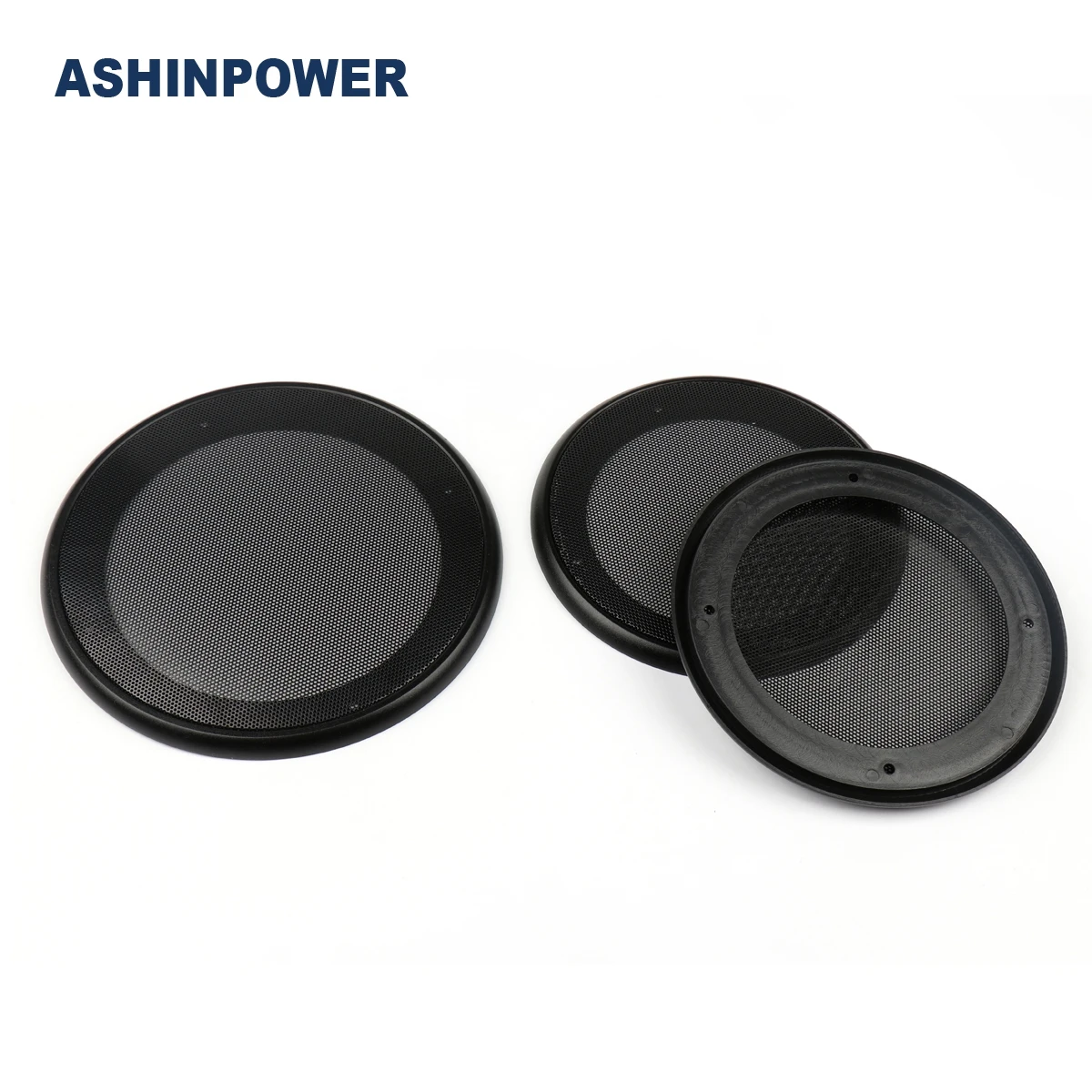 Ashinpower 4/5/6.5/8/10 дюйма Белый динамик гриль сетка круглая железная автомобильный бас