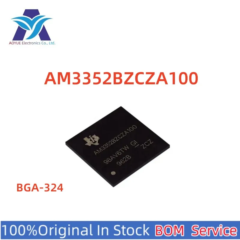 Новые оригинальные электронные компоненты в наличии, микроконтроллер AM3352BZCZA100 AM3352 AM3352BZCZA BGA324, микроконтроллер IC MCU, комплексное обслуживание