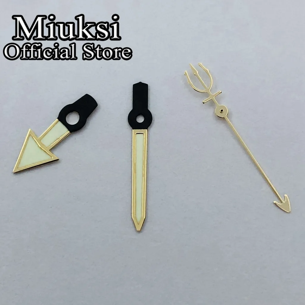 

Miuksi watch hands green luminous fit NH35 NH36 movement
