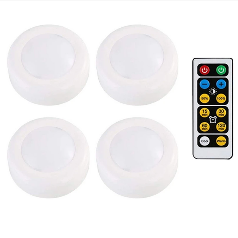 Беспроводной приглушаемый сенсорный светодиодный светильник для шкафа