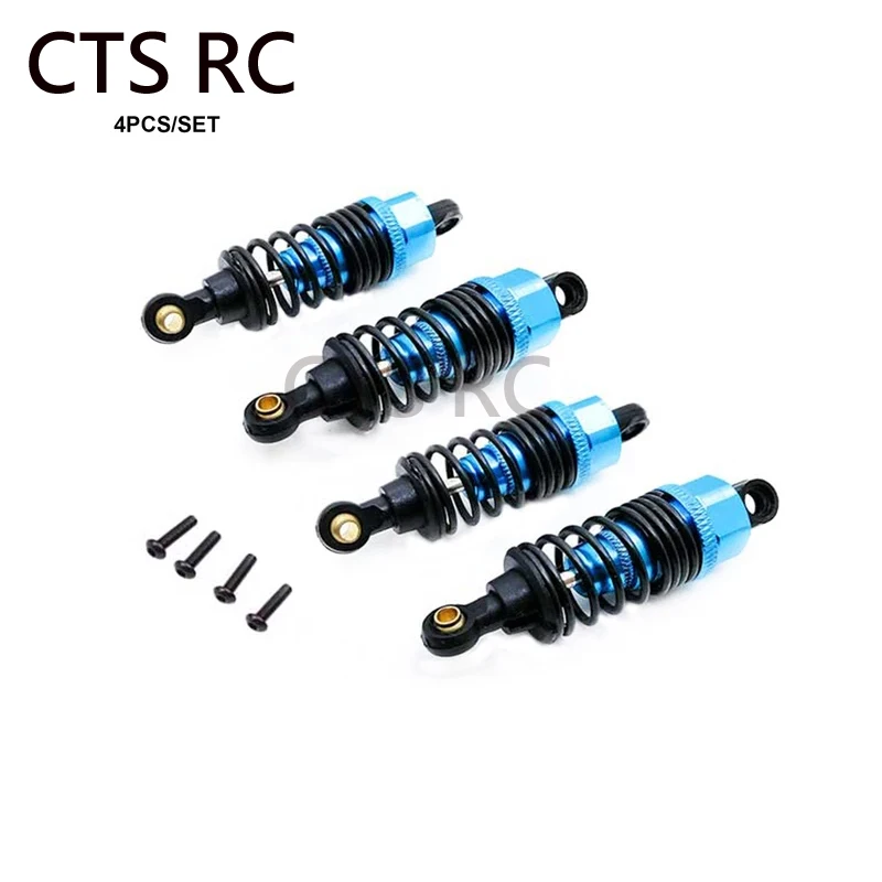 Радиоуправляемая машина 4 шт. Sasis Aloi Aluminium Aksesori Suku Cadang Upgrade Peredam Kejut DIY Cocok Langsung для