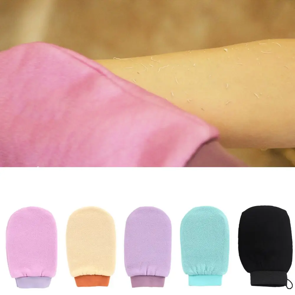 

Bathroom Spa Rayon Towel Strong Remover Dead Skin Exfoliating Glove Scrubbing Mitt For Women