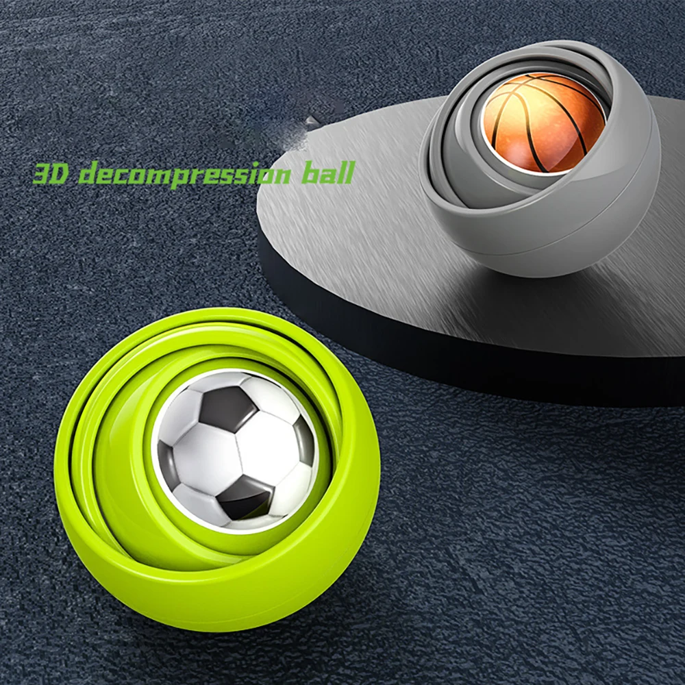 

2023 New Arrival 3D Infinite Flip Decompression Ball Finger Puzzle Fidget Toys Sensory Spinner Infinity Cube Stress Relief Toy