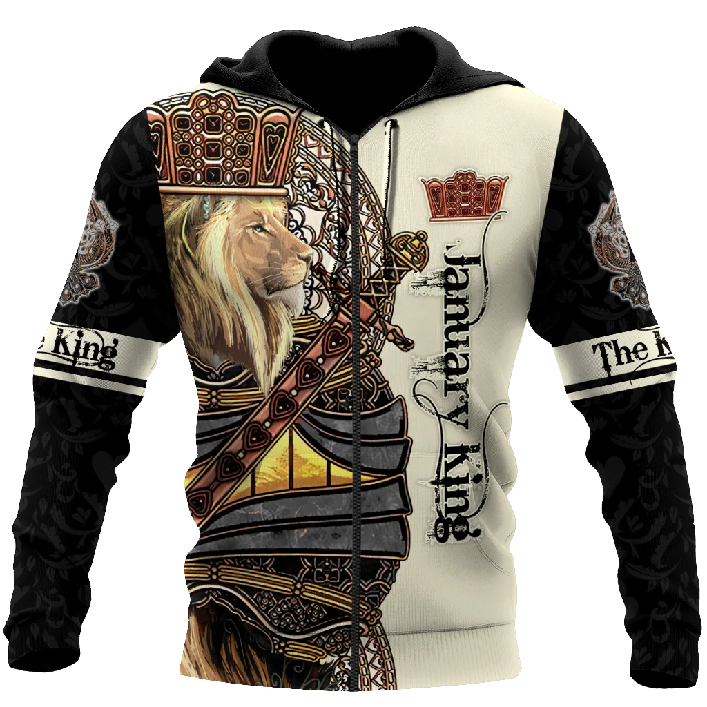 

2021King Lion 3D All Over Printed Unisex Shirts Oversized hoodie fashion streetwear man sweatshirt man zipper-f6