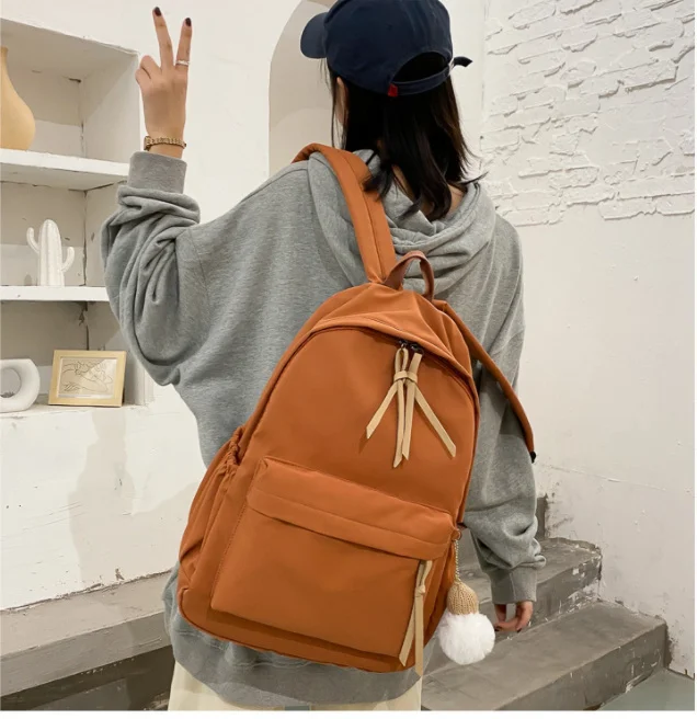 

2023 Women Casual Backpack Waterproof Female Shoulder School Bags