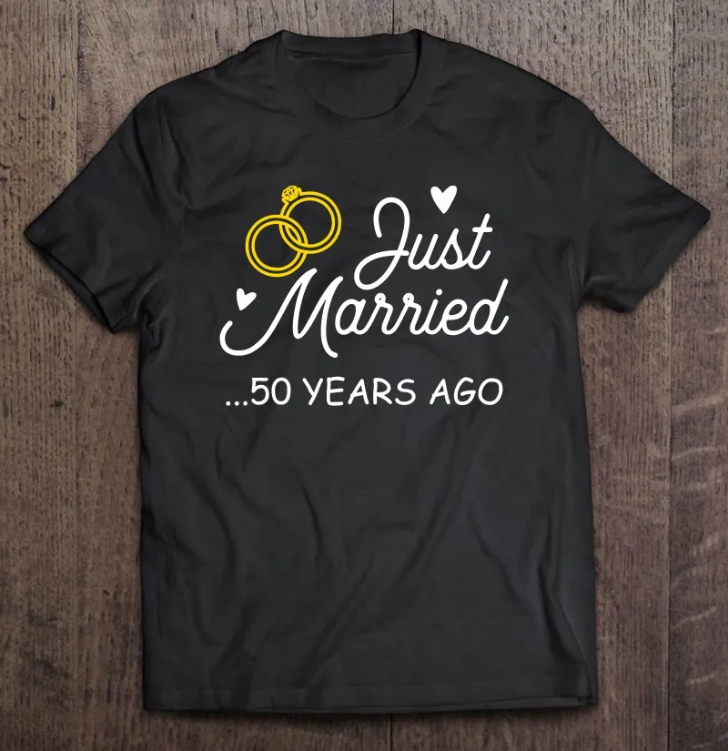 

Футболка мужская с аниме принтом, тенниска на годовщину свадьбы 50-летней, 2 размера