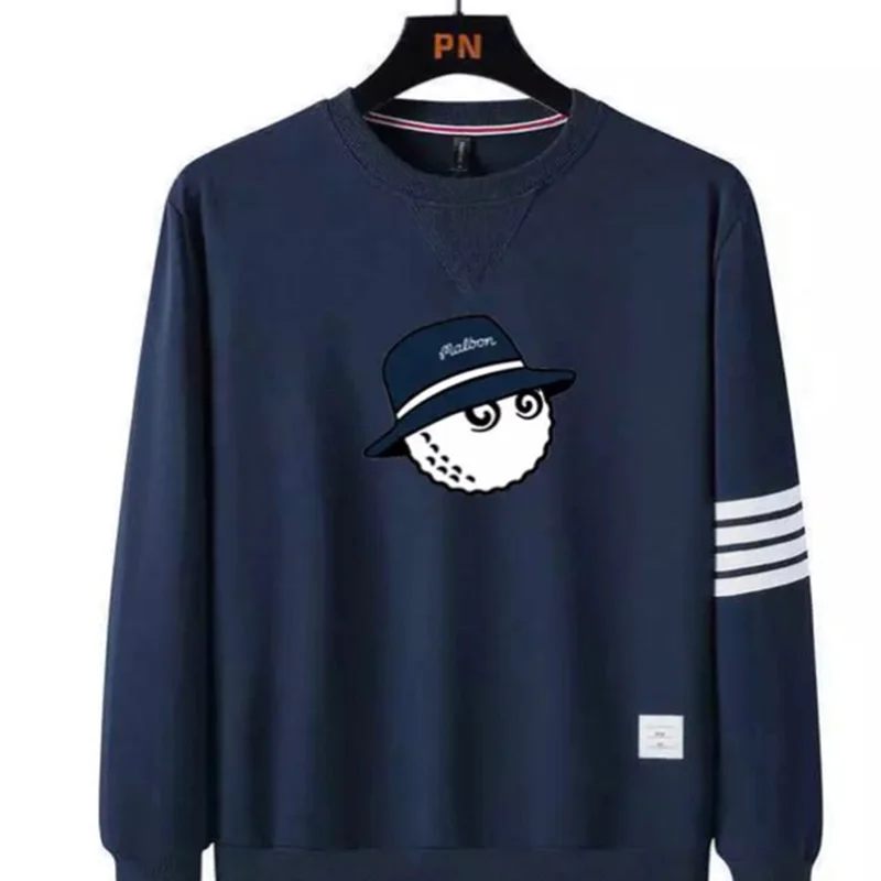 

Men's Printed Department Sweatshirt, Cotton Brand Standard, Hip Hop, Spring and Autumn, 2022