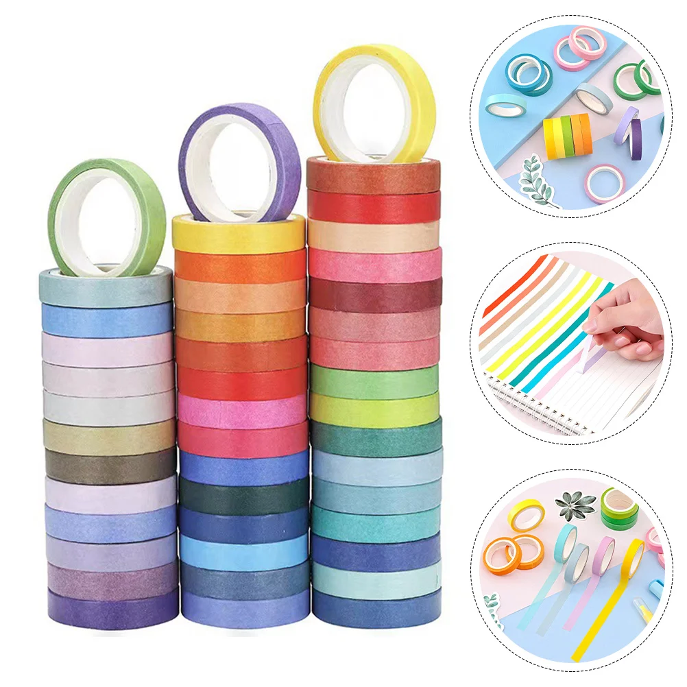 

Tape Washi Decorative Tapes Diy Giftscrapbooking Paper Craft Scrapbook Wrapping Journaling Masking Kids Wide Kawaii Cute Crafts