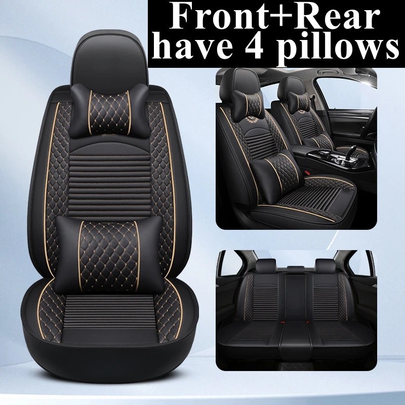

5 Seat Front+Rear Car Seat Cover Set for Citroen C2 C3 C4 C-CROSSER C-XR C4 Cactus C4L Picasso C5 Triumph C6 Xantia DS4 DS5 DS6