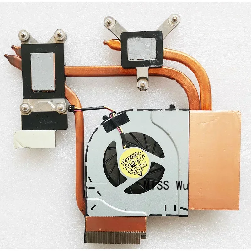 Охлаждающий радиатор процессора ноутбука вентилятор для HP Envy 17-1000 envy 17-1100 dfb 552005 м
