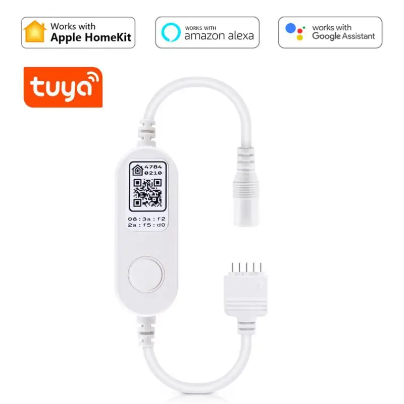 

Tuya Smart Life APP 12V Wifi RGBW/RGBWW Led Light Strip Light Remote Controller Smart Home Work With Alexa Google Home