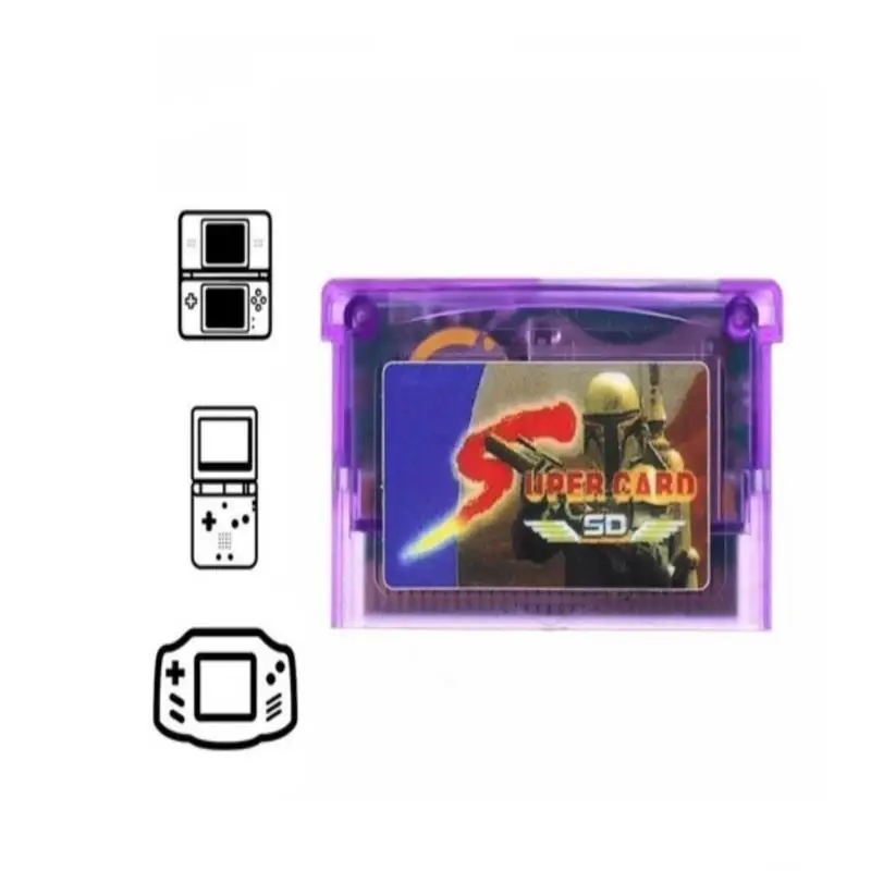 

Version Support TF Card GameBoy Advance Game Cartridge FOR GBA/GBM/IDS/NDS New High Quality Purple Large Capacity Super Card