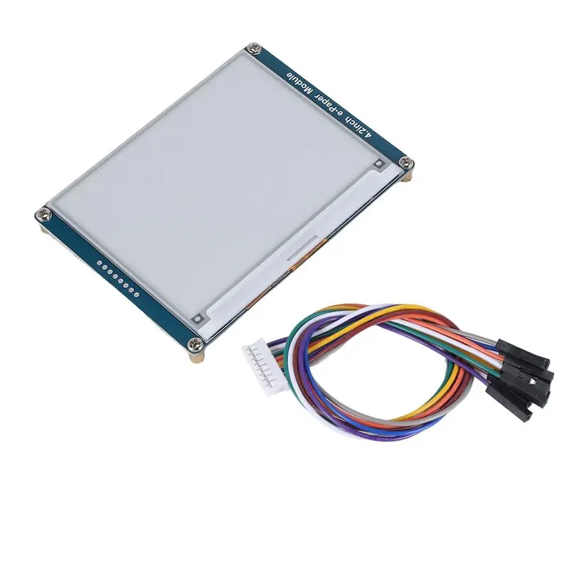 Фото Модуль дисплея Waveshare E-Ink 4,2 дюйма для Raspberry Pi 4 B, модуль E-Paper №2