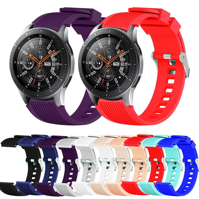 

Ремешок для часов Samsung Galaxy Watch 4/classic/46 мм/Active 2/Gear S3/amazfit, браслет для смарт-часов correa Huawei GT 2/3 Pro