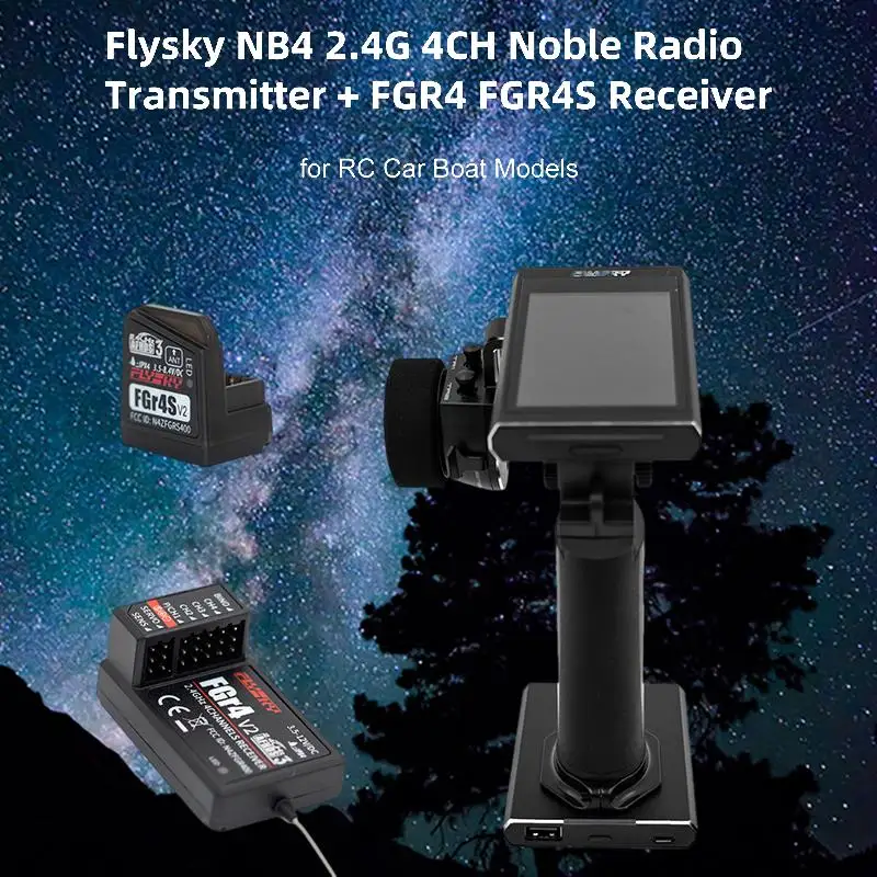

Revolutionize Your RC Experience with Flysky Noble NB4 2.4G AFHDS 3 Protocol Transmitter for Car and Boat Models