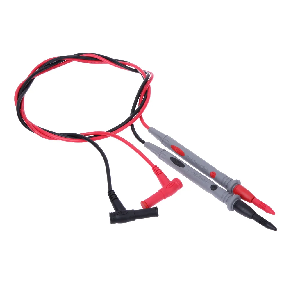 1 пара тестовых проводов для мультиметра позолоченный зонд 20 А проволочная ручка