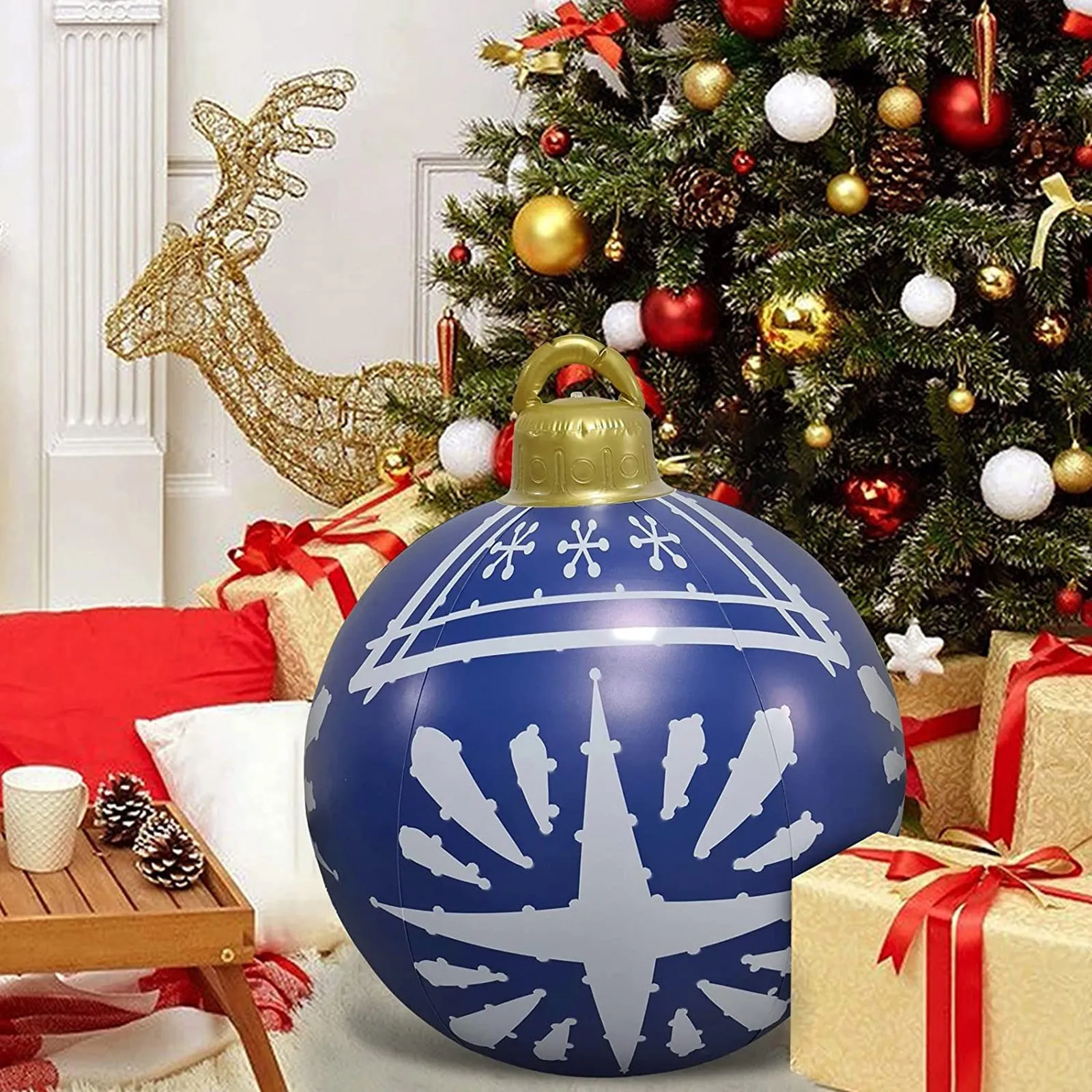 

V Ornament for Christmas Tree Inflatable Christmas For Home Festive Balls Balls Toys Xmas Outdoor Large Garden Gnome Decorations