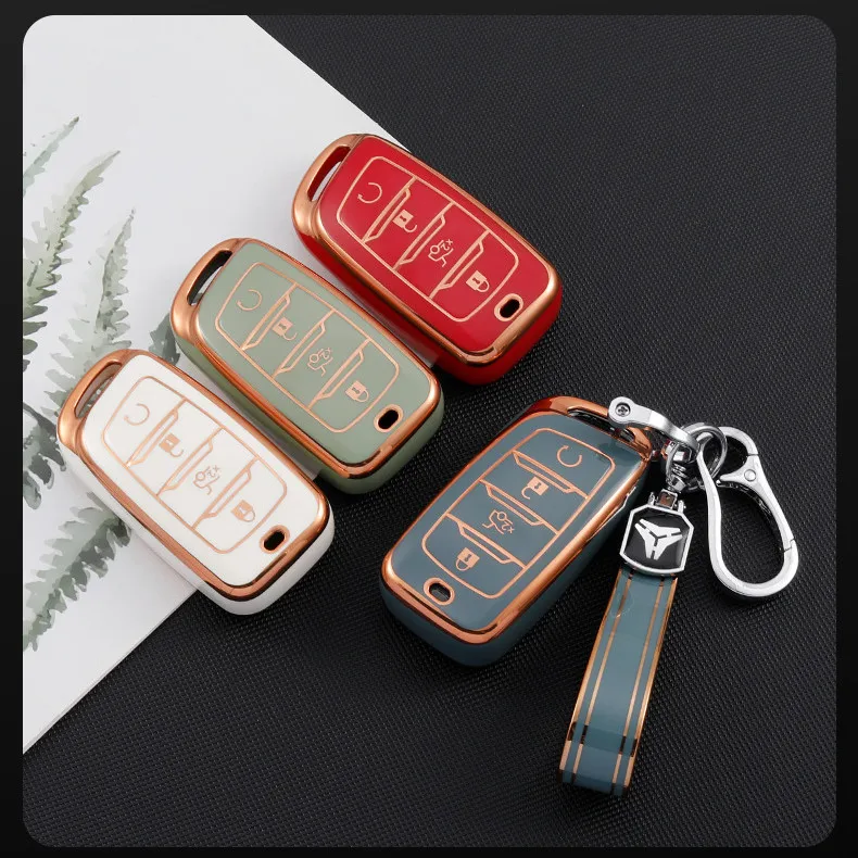 

For Changan CS85 CS35 plus CS25 CS95 CS85 coupe Key Cover Keychain Protector Car Key Ring exclusive key case