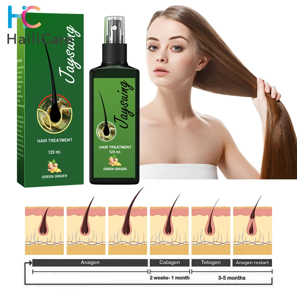 

120ml Hair Growth Spray Hair Care Nutrient Solution Strengthens Hair Anti-Hair Loss Moisturizes Hair Roots Thick Hair Improve