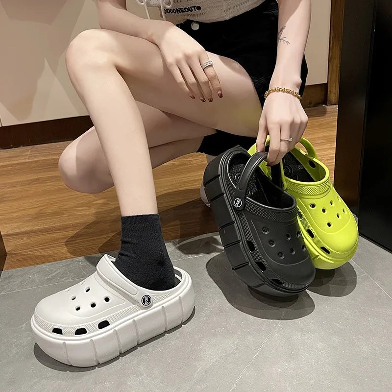 

Summer Women Slippers Platform Clogs Garden Shoes Outdoor Beach Sandals Women Shoes Wedges Slippers Indoor Outdoor Slides
