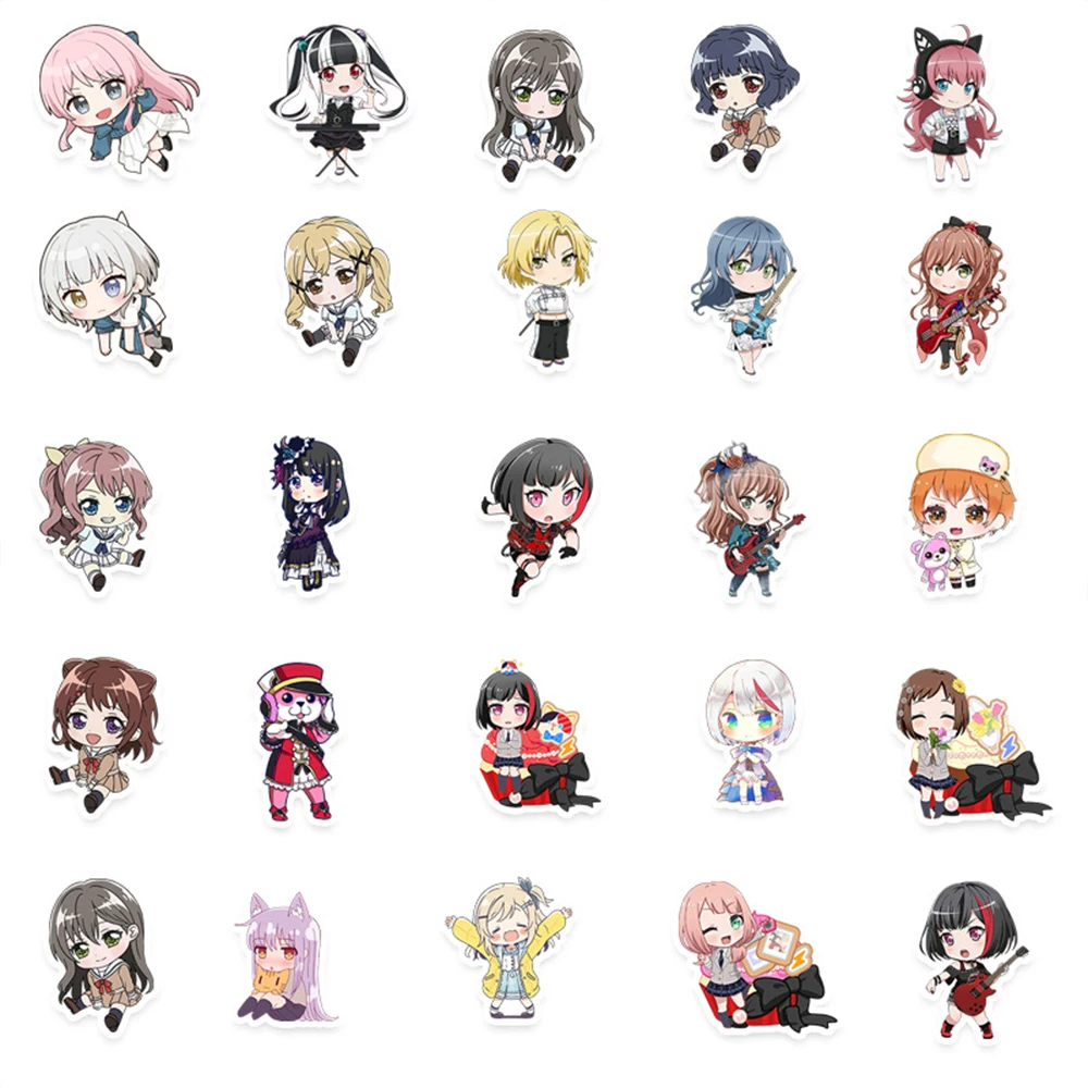 10/30/50 шт. Mygo BanG Dream аниме наклейки Anon Chihaya Soyo Nagasaki Taki Shiina Rana Kaname Tomori San мультяшная