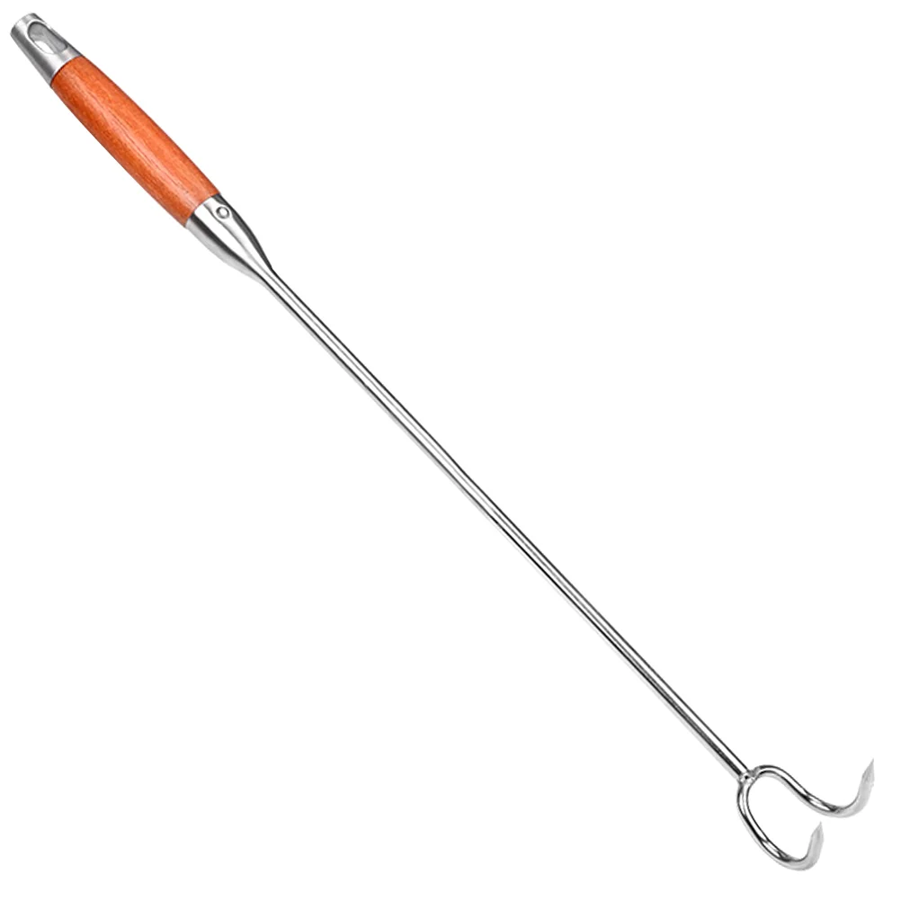 Нержавеющая сталь токарный станок для жарки мяса крючок барбекю кемпинг пляж