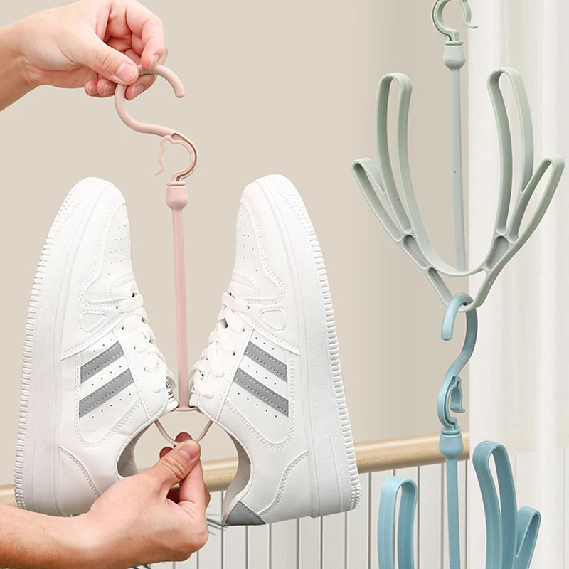 Многофункциональная вращающаяся вешалка для сушки обуви с крючком одежды стойка