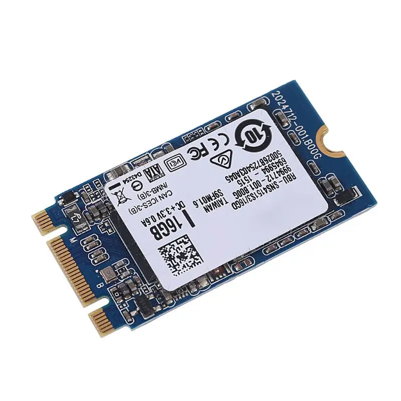 Внутренний твердотельный накопитель SNS4151S3 16 ГБ SATA полутонкий для ноутбука ПК |