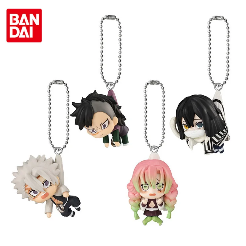 

BANDAI Genuine Gashapon Demon Slayer Shinazugawa Sanemi Genya Mitsuri Iguro Obanai Pendant Cute Anime Action Figure Toys Gifts