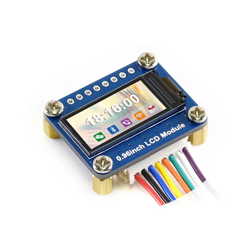 Плата расширения модуля ЖК-дисплея 0 96 дюйма цветная RGB IPS HD-экран 160 × 80 HD SPI
