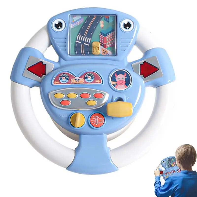 

Kids Steering Wheel Toy Cute Baby Musical Toy With Light And Sound Interactive And Learning Baby Car Seat Toys Musical Toys For