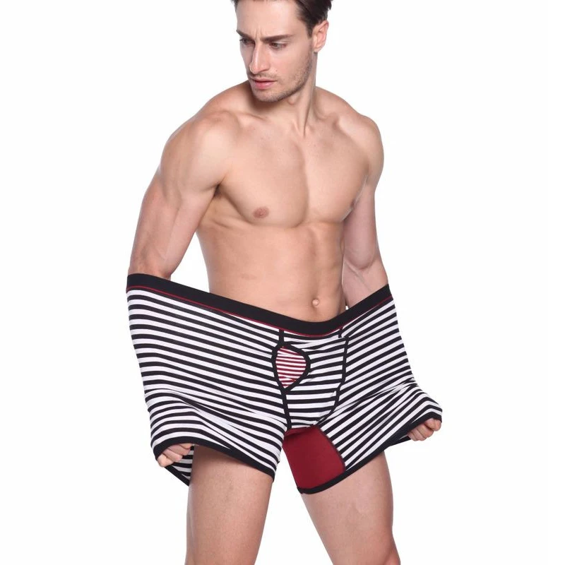 4 Pcs/Lot High-End High-Quality Cotton Men's Underwear Fat Guy Lengthened Sports Boxer Plus Size Men's Boxer Briefs