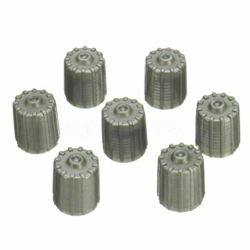 

100X Motorcycle TPMS Tire Tyre Valve Stem Cap Sealing Cover Plastic Gray Truck Gasket Sealing Tire Valve Stem Caps Car Products