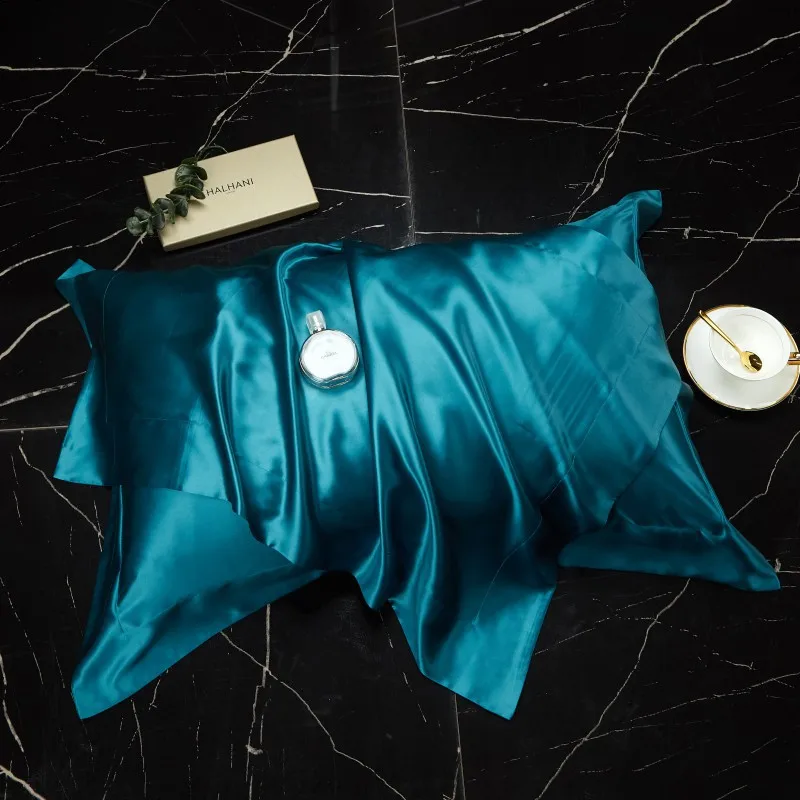1PCS 100% Pure Silk Pillowcase Queen King Size for Hotel Hom