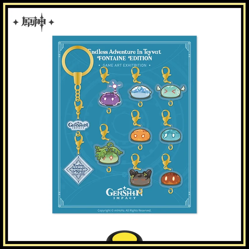 Акриловый брелок Genshin Impact периферийная продукция подвеска-слайм 2023 Game