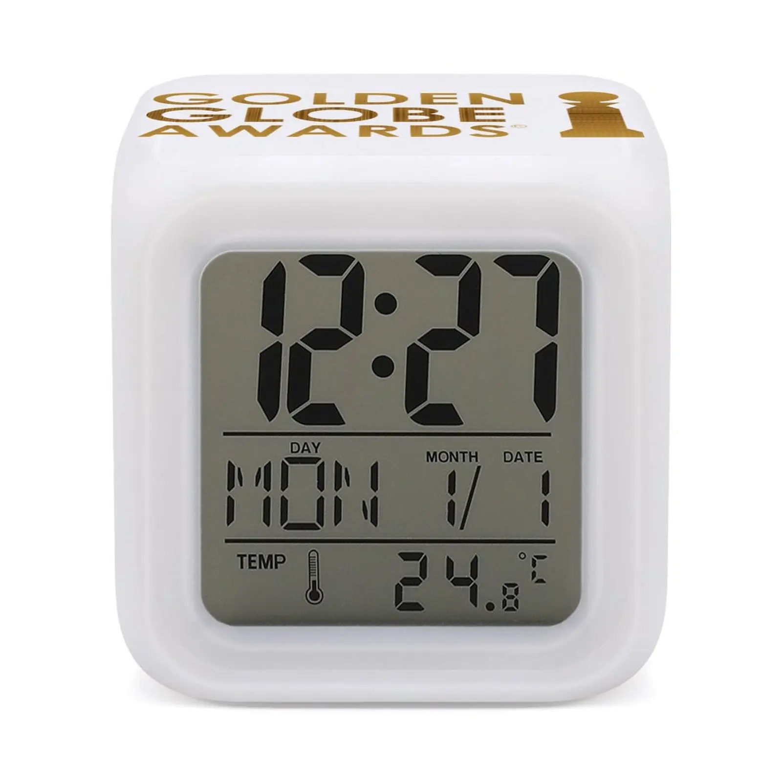 

DIY Mute YSLNGK-800-a08812fc10c3bf53e591de80c5c68 LED Display Graphic Vintage Colorful Color Changing Alarm Clock Kitchen Funny