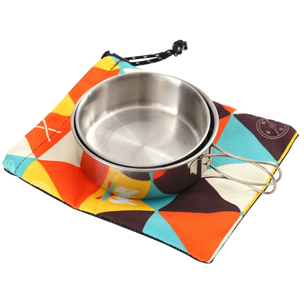 

1 Set Portable Durable Mini Tableware Cutlery for Picnic Mountaineering Camping