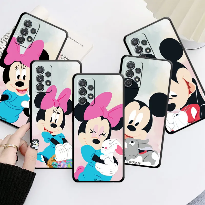 

Mkckey чехол с рисунком мыши для Samsung Galaxy A52 A53 A12 A13 A32 A71 A33 A13 A51 A23 A32 A31 A22, черный мягкий чехол для телефона