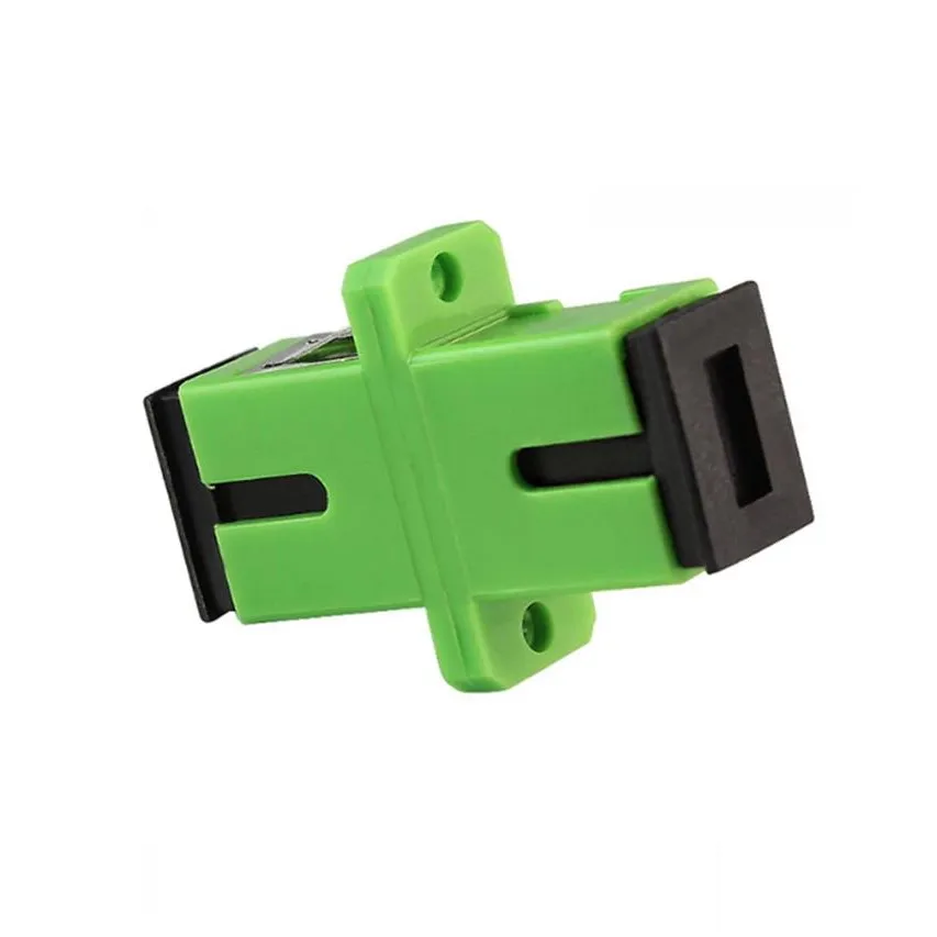 100PCS Fiber Optic Connector Adapter SC/APC Single-Mode Flange Singlemode Simplex Coupler