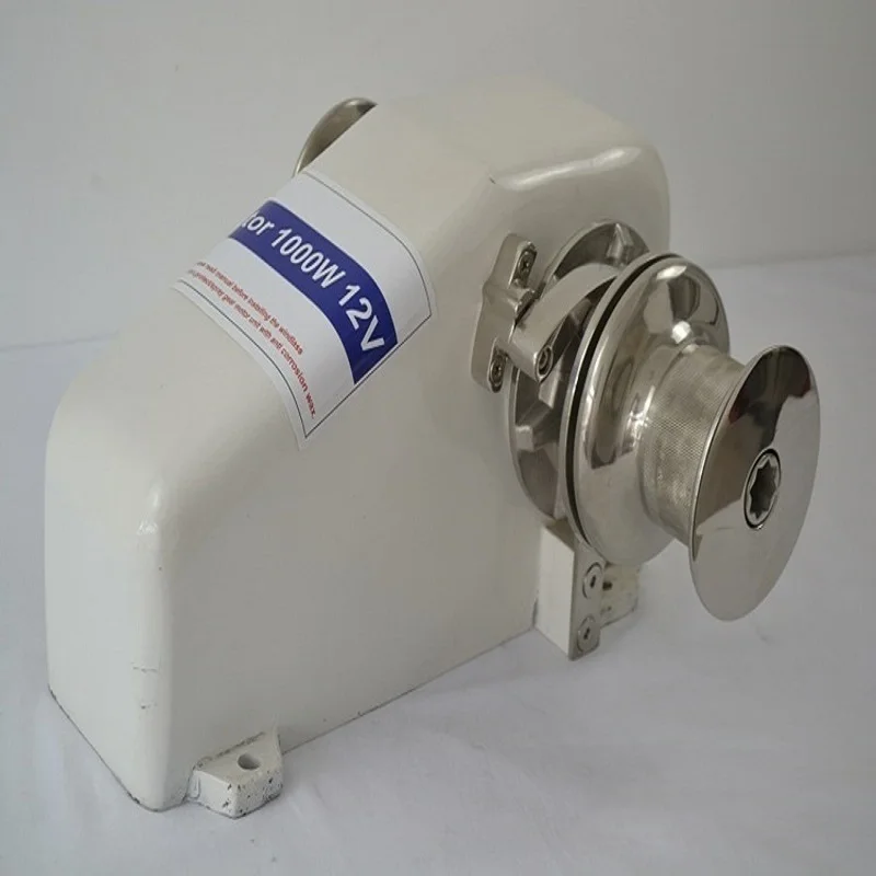 

12V 24V 1600W Horizontal Anchor Winch Windlass With Twin Capstan For Boat 59ft to 66ft A1612