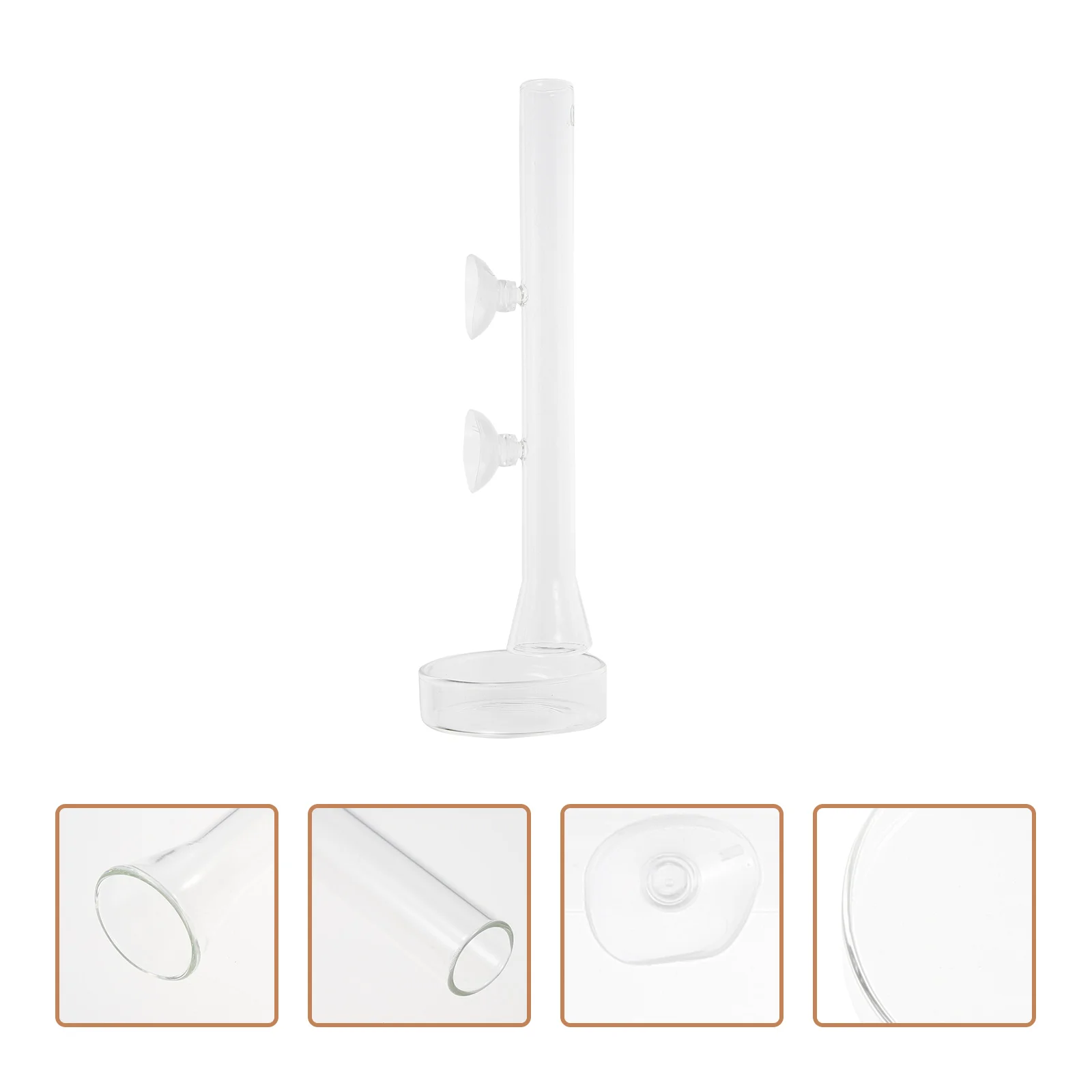 

1Set Fish Glass Feeder Glass Feeding Tube Fish Tank Fish Feeder Shrimp Feeding Supply for Fish Tank Aquarium Home