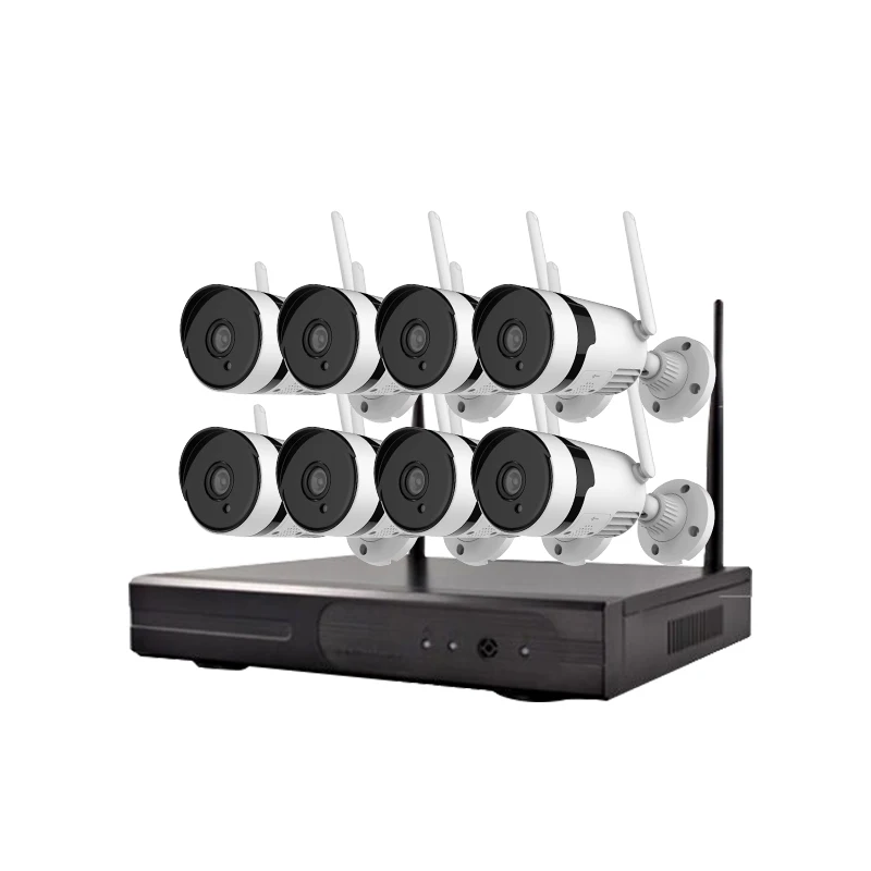 

5mp 8 channel nvr kit wifi security camera set wireless indoor outdoor home cctv camera system